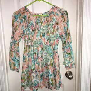 3/4 bell sleeve blouse